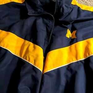 University of Michigan extra large, starter, windbreaker jacket